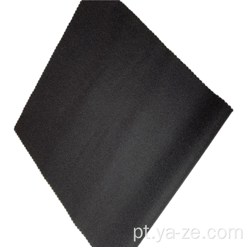 tecido de flanela de lã de tecido preto para pano de terno